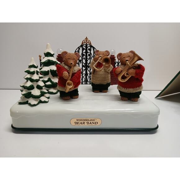 Vintage 1997 Christmas Fantasy Wonderland Bear‎ Band Musical Swing & Sway Works - Picture 3 of 8